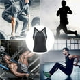 thumbnail image 5 of stanreset Men Waist Trainer Vest Hot Neoprene Corset Compressing Body Tank Top No.2, 5 of 5