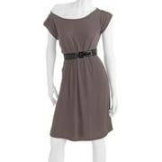 Juniors Plus Belted Sweater Dress