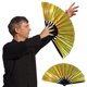 thumbnail image 5 of Botas Ventilador Mano Plegables en El 2025 Nuevo Baile Línea Holográfica () Amarillo, 5 of 9