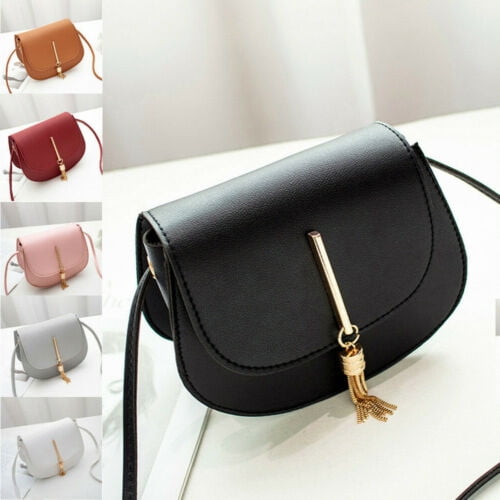 Luxurious Soft Grain Pu Leather Ladies Cross Body Shoulder Bag Small Womens 