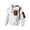 White, variant on Uikmnh Men's Sweatshirts, Quarter Zip Weave Hooded Sweatshirt Lightweight Pullover Top with Front Pocket Comfortable Casual Streetwear, Hoodies for Men,L