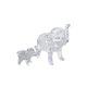 thumbnail image 1 of Decoración de la Sala de Estar 2 Decoraciones de Elefante de Cristal Decoración Del Hogar Accento de la Sala de Estar Artista Decoraciones Hechas a Mano Decoración Linda de la Habitación, 1 of 8