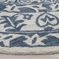 thumbnail image 3 of Safavieh Dip Dye Felicia Floral Area Rug, Blue/Ivory, 7' x 7' Round, 3 of 10