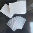 thumbnail image 4 of WEUVEB 50Pcs Blue Transparent Cards Sleeves Made of Durable PVC for Protective Use and Clear Display, 4 of 8