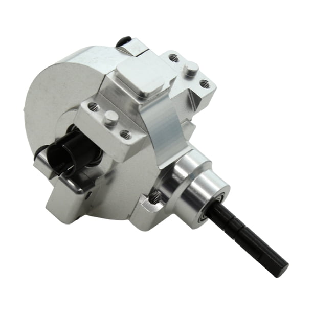 Caja de Transmisión Delantera Trasera Sunnimix Drive Diff Completo para HSP 94111 Plata 45x45x80mm Piezas de coche RC