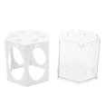 thumbnail image 4 of Hexagonal Fish Tank Portable Lantern Birdcage Shape Miniature Landscape Fish TankWhite, 4 of 14