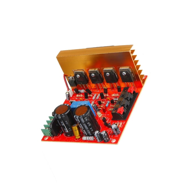 Seitruly Placa amplificadora de potencia estéreo, altavoz refrigerado por aire de 180W, preamplificador de sonido profesional, amplificadores de AC18-26V Electrónica miscelánea