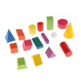 thumbnail image 4 of CHUANK 16pcs Wooden Geometric Solid Blocks  Assorted Colors  3D Shapes Educational Toys, 4 of 7