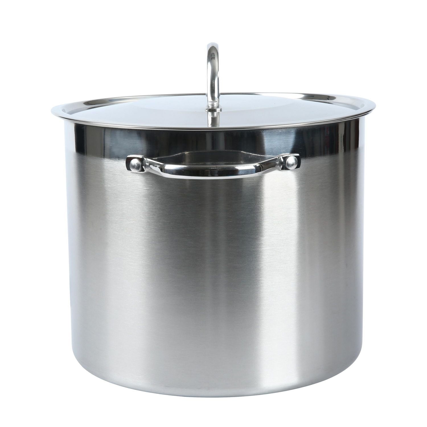 Mainstays Stainless Steel 12 Quart Stock Pot with Lid, Dishwasher Safe