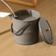 thumbnail image 4 of Fiudx Ofertas flash del día solo en línea Cubo de té Mesa de té Bandeja de té Cubo de aguas residuales Escurridor Artículos de té Cubo de residuos de Kung Cubo de té Escurridor Accesorios de cubo Cub, 4 of 6