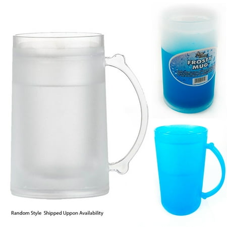 Set Of 3 Frosty Freezer Mug Drinks Cold Beer Water Freeze Gel 16oz Set Of 3 Frosty Freezer Mug Drinks Cold Beer Water Freeze Gel 16oz Travel Cup