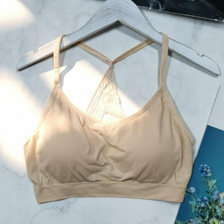 

Clearance Ice Silk Seamless Underwear Nude Ammonia Gather with Chest Pad Beautiful Back Bra
