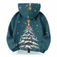 thumbnail image 6 of Mercatoo Boys Girls Sweatsuit Kids 2 Piece Christmas 𝐓racksuits Xmas Printed Jogging Outfits Sweatpants & Fleece Hooded Set, 6 of 8