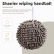 thumbnail image 2 of Toalla de mano XHMAXE Fuzzy Ball Chenille, 18 x 18 cm, paquete de 4 unidades, blanco/gris, 2 of 7