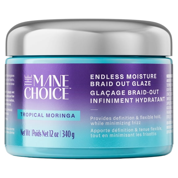 The Mane Choice Tropical Moringa Sweet Oil Endless Moisture Braid Out Glaze12 oz
