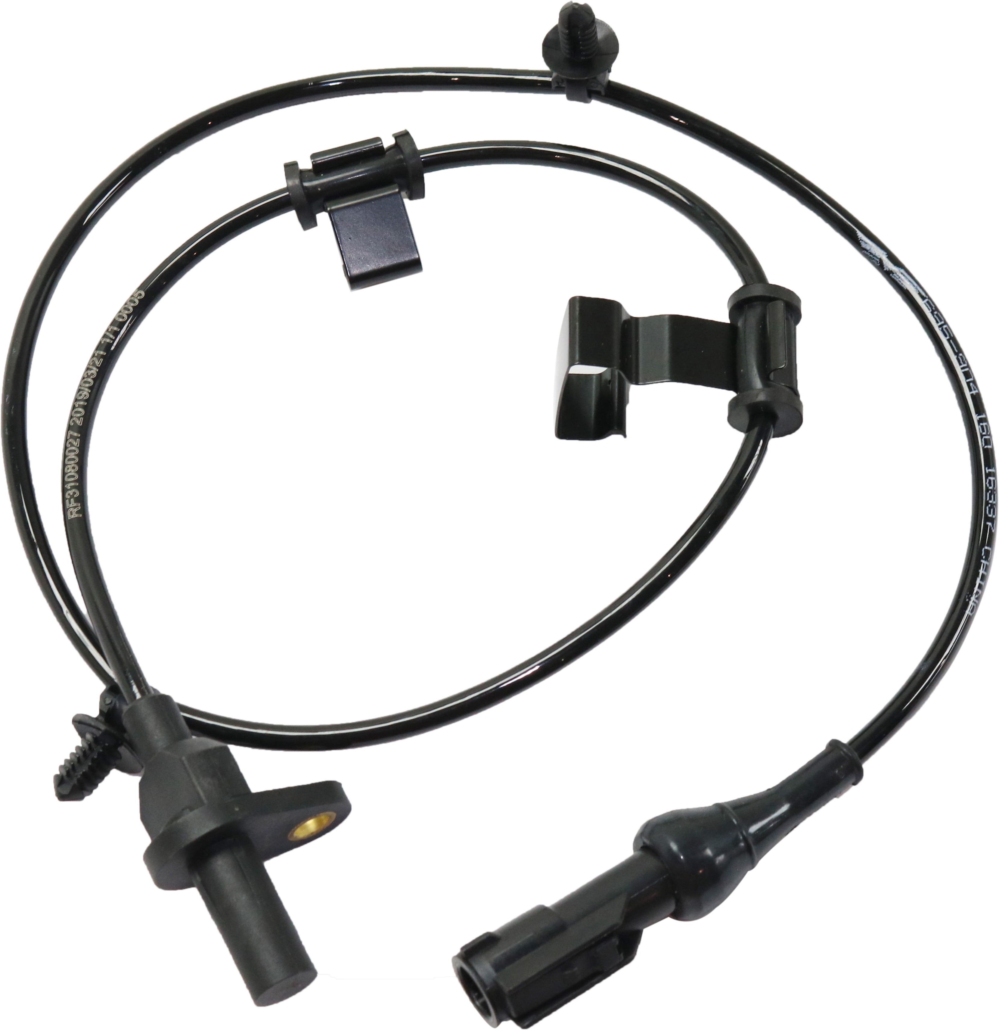 ABS Speed Sensor Compatible with 2007-2010 Ford Edge 2007-2010 Lincoln MKX Rear, Passenger Side 6 Cyl 3.5L Female Connector Pin Type 2-Prong Terminal