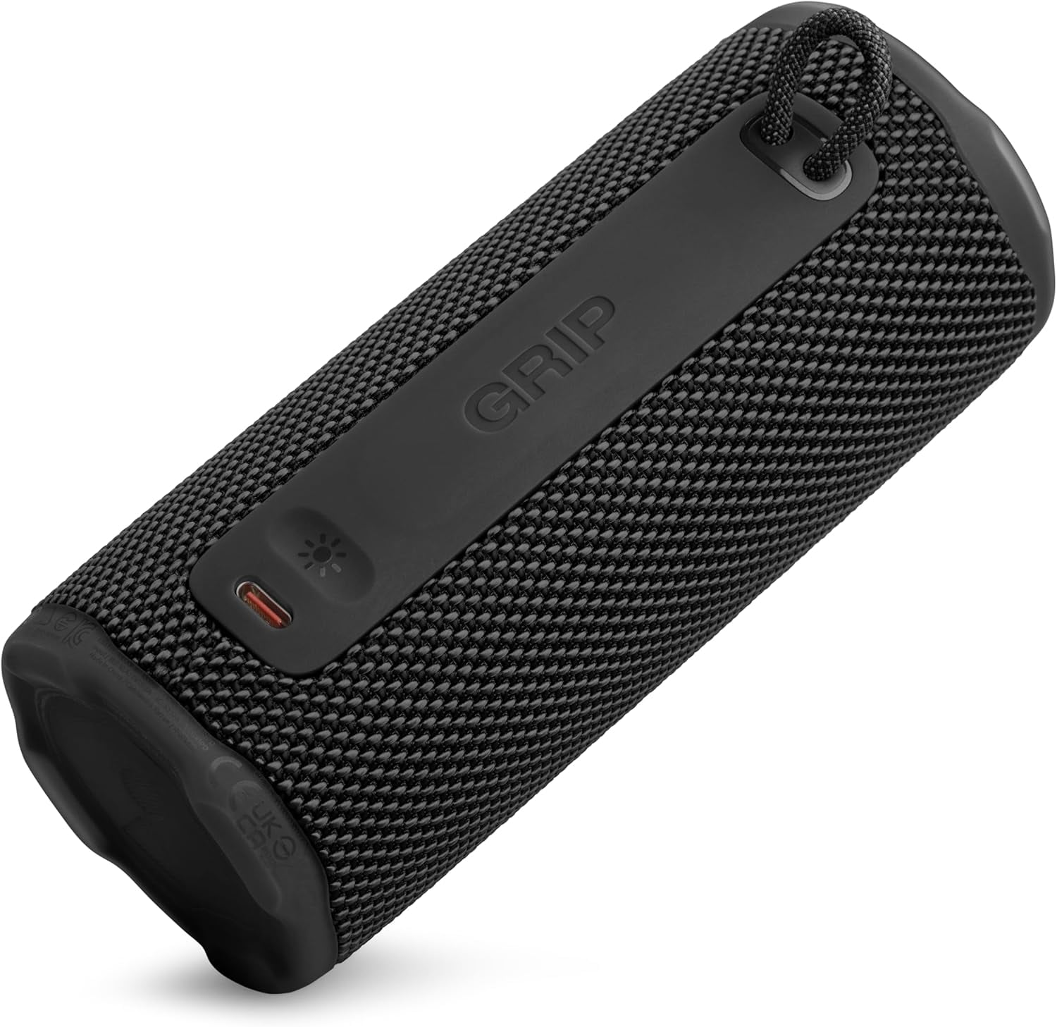 Open Box JBL Grip - Compact Bluetooth speaker with bold JBL Pro Sound and ambient light - Black