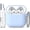 Light Blue, variant on for AirPods 4 Case with Cleaner Kit,Full Protective Soft Skin Silicone Cover with Keychain for AirPods 4 Gen Case for Men Women,Compatible with AirPods 4th Genaration Case 2024,Midnight Blue