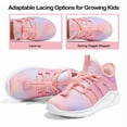 thumbnail image 2 of Kushyshoo Kids Sneakers Gradient Pink Running Athletic Shoes for Girls Size 3 (Big Kid), 2 of 5