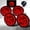 Red, variant on LED Tail Lights for 05 to 07 Chevrolet Corvette- Black - 10 x 12 x 18 in.