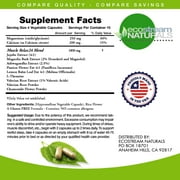 Muscle Relax Supplement, Daytime/Nighttime, Advanced AM-PM Relaxant support Support, 60 Capsules