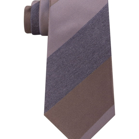 Kenneth Cole Mens Tonal Stripe Self-tied Necktie, Multicoloured, One Size