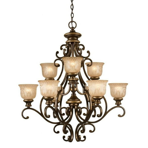 Norwalk 9 Light Chandelier Bailey Street Home 49-Bel-1628196