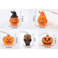 thumbnail image 5 of Luces de Hadas de Halloween Linterna de Calabaza Fantasma 3 Metros 20 Luces de Calabazas LED Luces de Hadas para Decoraciones de Halloween en Interiores y Exteriores (Calabaza con Sombrero Negro, Siem, 5 of 5