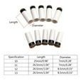 thumbnail image 3 of AOOOWER 10Pcs Cue Tips Pool Billiard Screw-on Tips with White Pool Cue Stick Ferrules, 3 of 12