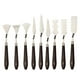 thumbnail image 1 of 9PCS Professional Stainless Steel Palette Scraper Set Spatula Palette Knife Painting Mixing Scraper Set, 1 of 5