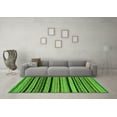 thumbnail image 3 of Ahgly Company Indoor Rectangle Abstract Green Modern Area Rugs, 6' x 9', 3 of 4