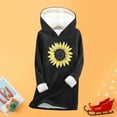 thumbnail image 5 of YueHuiYing Fashion Women's Printing Thickened Fashionable Casual Long Sleeved Hooded Sweatshirt, 5 of 5