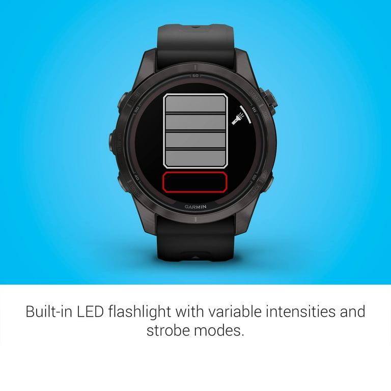 Garmin fēnix 7S Pro Sapphire Solar, GPS Smartwatch with