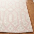 thumbnail image 3 of SAFAVIEH Martha Stewart Delores Geometric Cotton Area Rug, Pink/Ivory, 3' x 5', 3 of 11