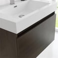 thumbnail image 4 of Fresca Mezzo 30" Gray Oak Wall Hung Modern Bathroom Vanity with Medicine Cabinet, 4 of 6
