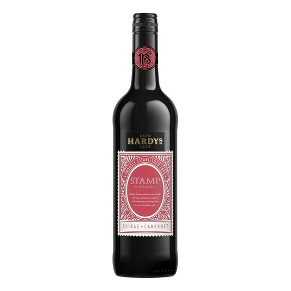 Caja de 6 Vino Tinto Hardy Stamp Shiraz - Cabernet Sauvignon 750 ml