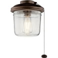 thumbnail image 2 of Kichler Lighting - LED Fan Light Kit - Fan Light Kits - Yorke - 7W 1 LED Ceiling, 2 of 6