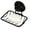 Black, variant on Super Powerful Vacuum Suction Cup Shower Soap Dish - Strong Rustproof Stainless Steel Soap Saver Sponge Holder for Bathroom & Kitchen Sink