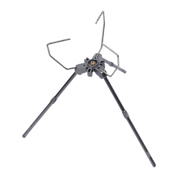 Soporte para estufa de camping al aire libre, resistente al viento, multiusos, plegable Pararse