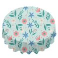 thumbnail image 2 of Pioneer Flower Floral Print Pattern Round Tablecloth 60 X 60 Inch, Wrinkle Resistant Wipeable Table Cloth for Kitchen Dining Picnic Patio Party, 2 of 6