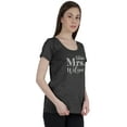 thumbnail image 1 of Inkdotpot Personalized Womens Tshirt Top Future MrsWeddingAnnouncement Shirt-SC, 1 of 6