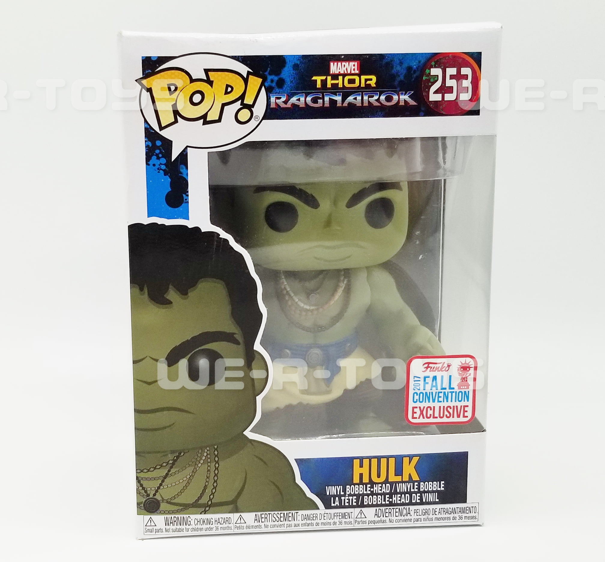 Funko Pop Marvel Thor Ragnarok Hulk Fall Convention Figure 253 A1 for sale online 