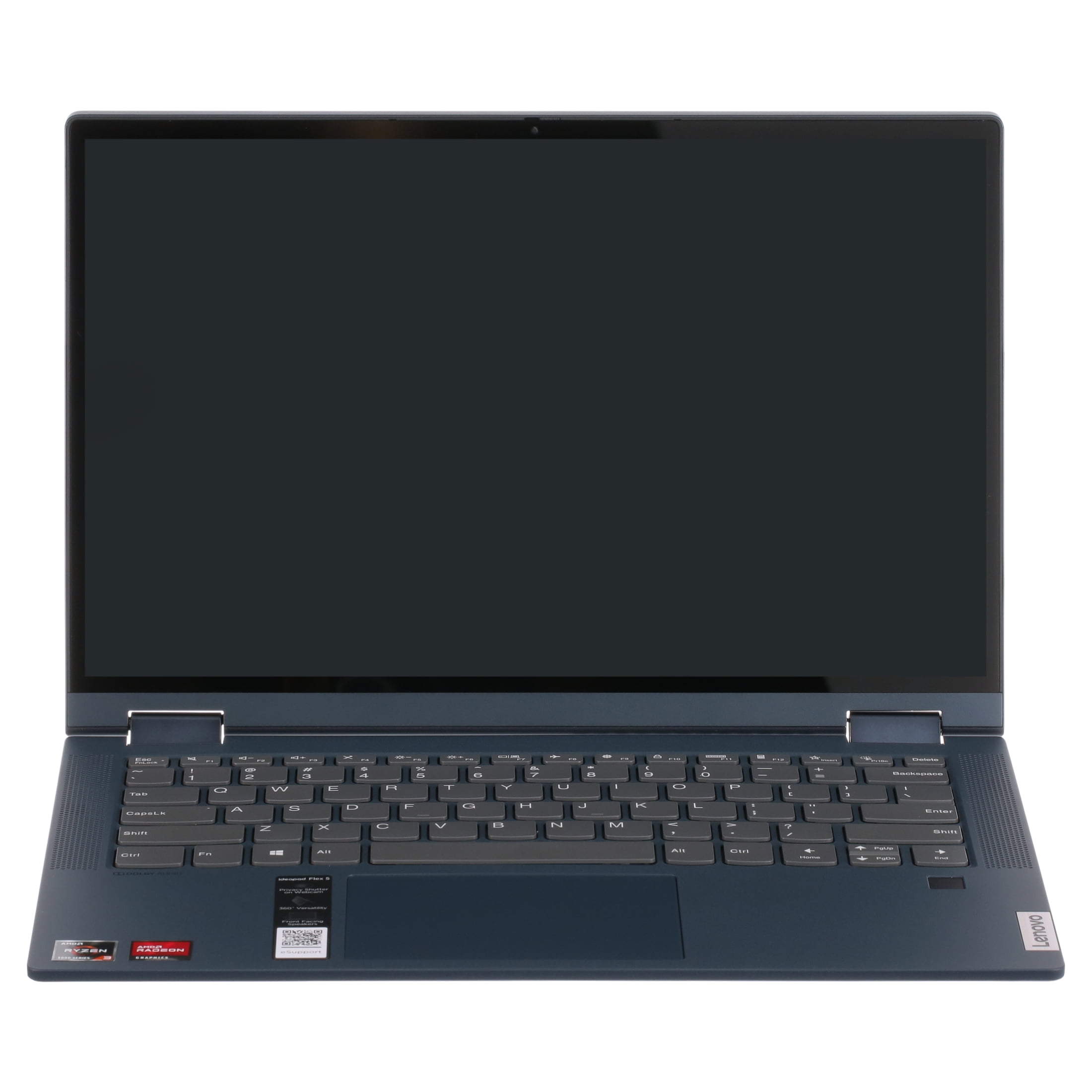 Lenovo Flex RAM, FHD PC AMD Blue, 10, 128GB 82HU0085US Laptop, SSD, 5 14\