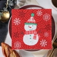 thumbnail image 4 of 20-Count Christmas Printed Paper Napkins, Disposable Festive Table Decor for Holiday Parties, Absorbent Napkins for Christmas Dinner and Special Occasion Celebrations with Family, 4 of 6