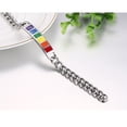 thumbnail image 4 of Joyas Sunnimix Acero Inoxidable Homosexual Lesbiana Orgullo 21cm, 4 of 8