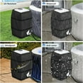 thumbnail image 6 of Spa Heater Pump Cover with Transparent PVC Top Window, Waterproof Inflatable Pump Cover 2pcs, 6 of 8