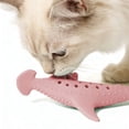 thumbnail image 6 of Byujiro Silicone Shark Cat Teething Toy with Catnip Interactive Dental Chew Toy Textured Design for Kittens & Cats to Clean Teeth, Relieve Stress & Boredom, 6 of 7