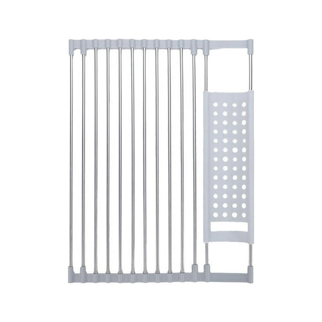 Escurreplatos enrollable, escurreplatos plegable multiusos y duradero. 43cmx33cm