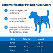 PetSafe Extreme Weather Pet Door for Dogs and Cats, Energy Efficient - Large