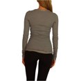 thumbnail image 3 of Aéropostale T-Shirt Graphique à Rayures à Manches Longues pour Femmes, Noir, Juniors, Petit, 3 of 4